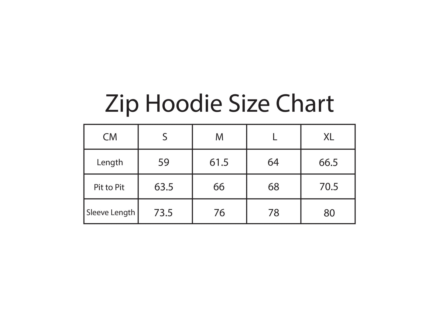 Zip Hoodie - Black