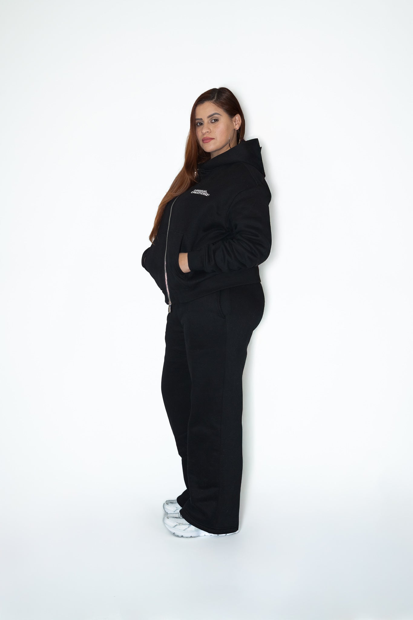 Wide Leg Sweats - Black