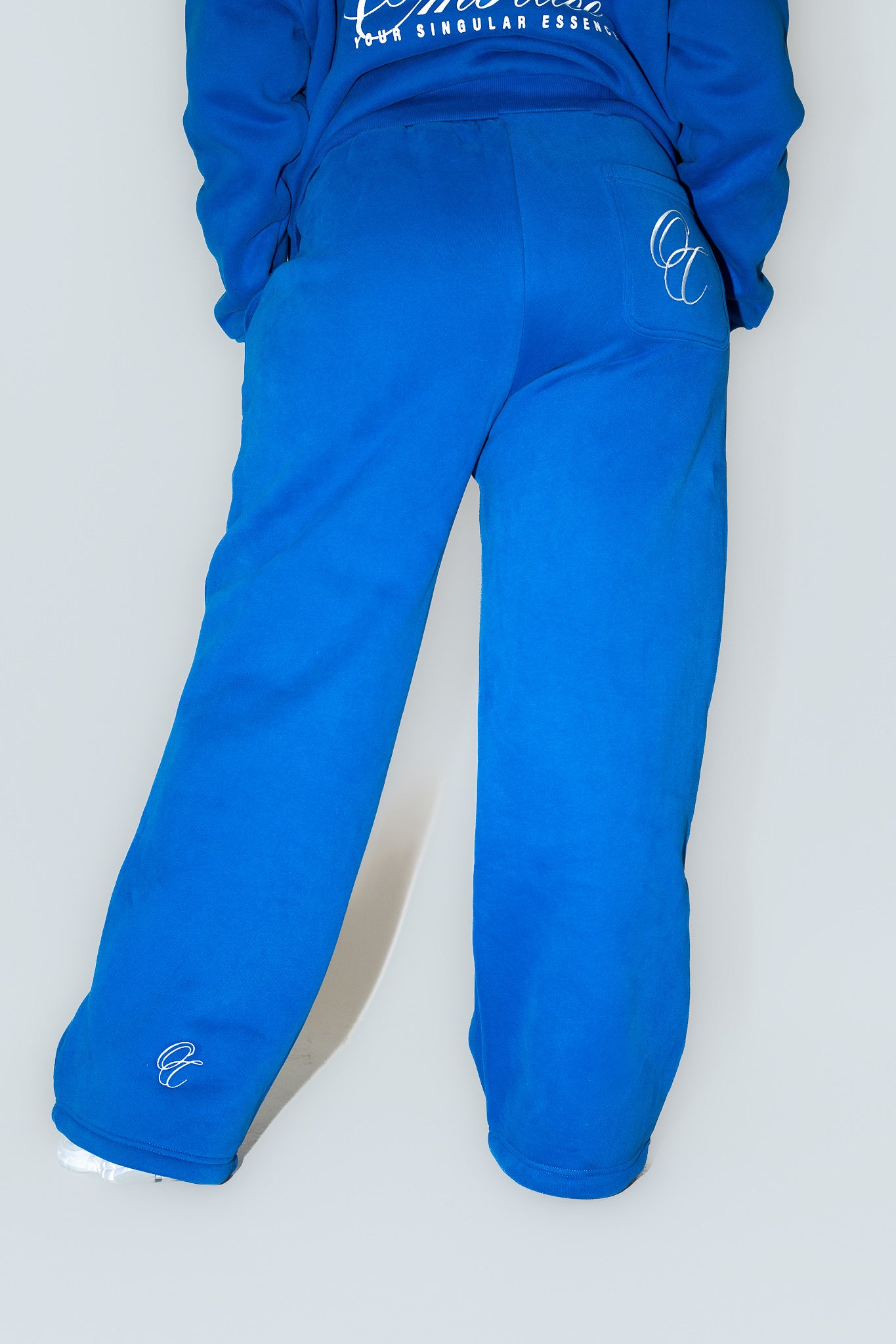Wide Leg Sweats - Blue