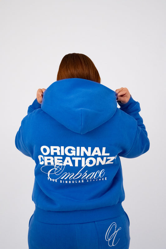 Zip Hoodie - Blue